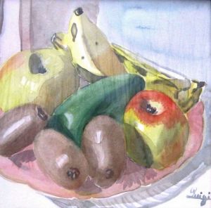 Voir le détail de cette oeuvre: coupelle de fruits